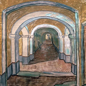 Vestibule of Asylum, 1889. Artist: Vincent van Gogh