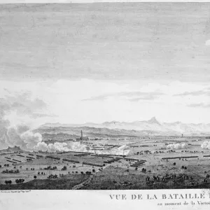 View of the Battle of Marengo at the moment of victory, 1800