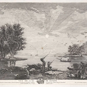 View of Lake Geneva, ca. 1750-1800. Creator: Giavaranni