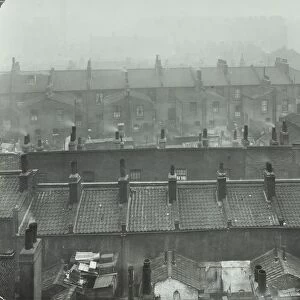View across roof tops, Bethnal Green, London, 1923