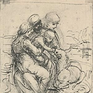 Virgin and Child with St. Anne, c1480 (1945). Artist: Leonardo da Vinci