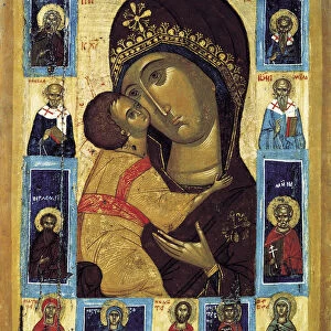 The Virgin Eleusa with Selected Saints, early16th century