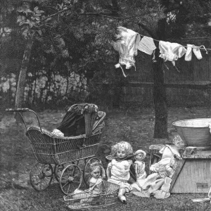 Washing Day, 1888. Creator: Unknown