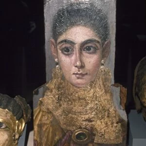Wax portrait from Antinoe, 2nd century