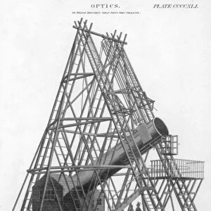William Herschels reflecting telescope of 40 ft (12 m) focal length, 1789 (1807)