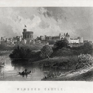 Windsor Castle, England, 1883. Artist: Edward Paxman Brandard