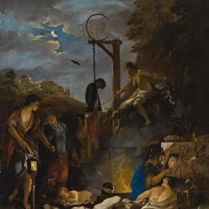 The Witches Sabbath by Moonlight