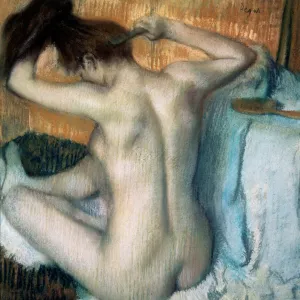 Edgar Degas Pillow Collection: Nude figures