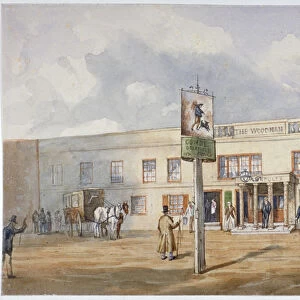 The Woodman Inn, Upper Norwood, London, c1865