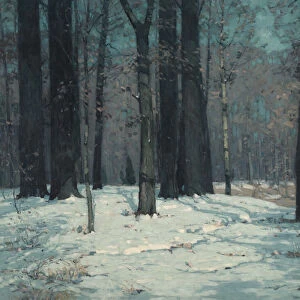 Woods in Winter, ca. 1912. Creator: John F. Carlson