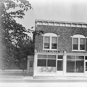 Wright Brothers Bicycle Shop, 1937. Creator: Unknown
