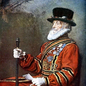 A Yeoman of the Guard, c1905