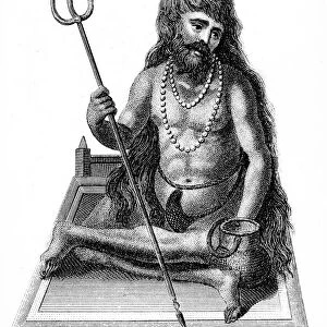 A Yogi meditating, 1811