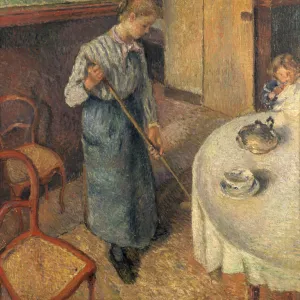 The Young Servant, 1882. Artist: Camille Pissarro