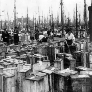 Grimsby docks 1945