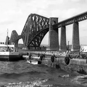 The Sir William Wallace Ferry Boat Print 1957 The Sir William Wallace Ferry Boat Print 1957
