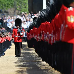 The Army celebrate the birthday of their Queen