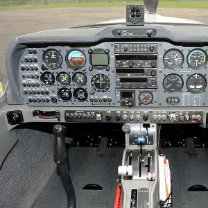 Cockpit of Grob Tutor Two Seat Training Aircraft