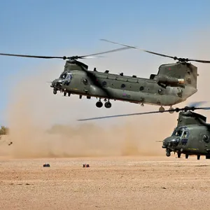 RAF Chinook Helicopters