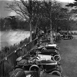 1922 JCC Efficiency Trial. Brooklands, Great Britain. March 1922
