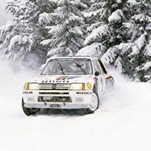 1985 World Rally Championship. Swedish Rally, Sweden. 15-17 February 1985