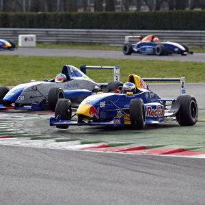 2004 Eurocup Formula Renault 2000 Monza, Italy. 26th - 27th March. Scott Speed takes the alternative route at the first chicane. Action. World Copyright: Photo4 / LAT Photographic. ref: Digital Image Only