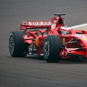 Ferrari F2008 First Run: Kimi Raikkonen Ferrari F2008