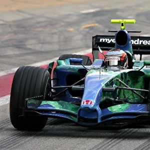 Formula One Testing: Christian Klien Honda RA107