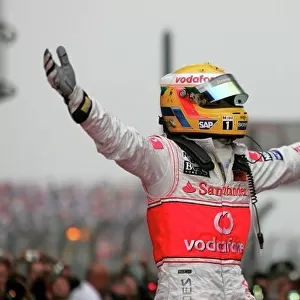British GP World Champions Collection: Lewis Hamilton 2008