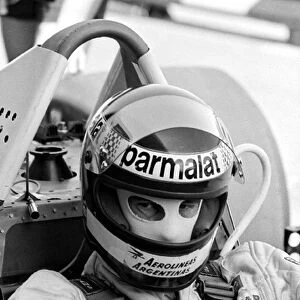 Formula One World Championship: Ricardo Zunino Brabham BT49 finished the race in seventh position