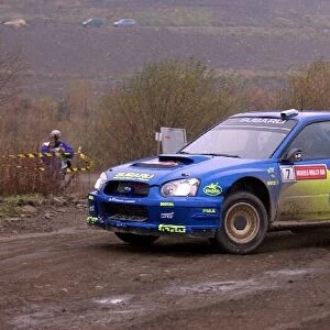 World Rally Championship: Rally winners Petter Solberg / Phil Mills Subaru Impreza WRC 2003