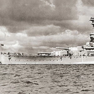20th Century Archival Archive Battleship British