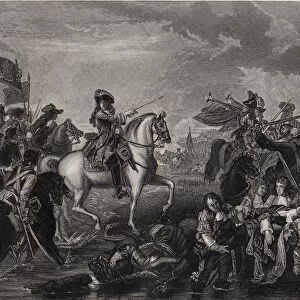 The Battle Of The Boyne, James Ii Seized By The Mob As A Fugitive Jesuit On The Isle Of Sheppy. Painted By B. West. R. A. Engraved By J. Rogers