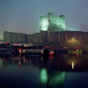 Carrickfergus Castle & Harbour, Co Antrim, Ireland