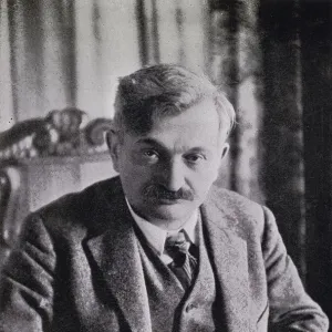 Emanuel Lasker 1868 - 1941 German Chess Grandmaster Mathematician And Philosopher Second World Chess Champion Illustration From Chess Pie No3 The Official Souvenir International Tournament Published 1936