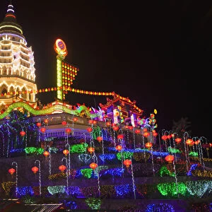 The Fantastic Lighting Of Kek Lok Si Temple; Penang, Malaysia