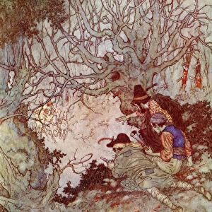 "it Is Gold, It Is Gold!"They Cried. Illustration By Edmund Dulac For The Snow Queen. From Stories From Hans Andersen, Published 1938