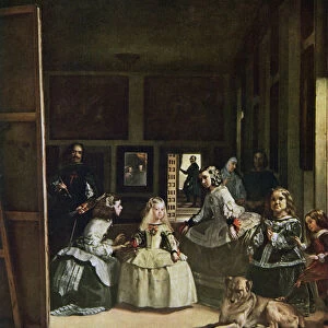 Las Meninas By Diego Velazquez. From The Worlds Greatest Paintings, Published By Odhams Press, London, 1934