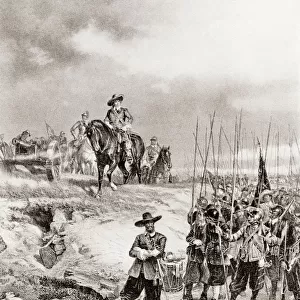 Oliver Cromwell At The Battle Of Marston Moor, 2 July 1644, During The First English Civil War