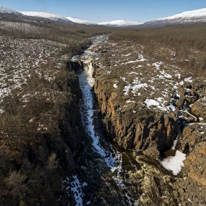 River in canyon, Putorana Plateau, Siberia, Russia