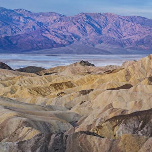 Rock formations, Manly Beacon, Zabriskie Point, Death Valley National Park, California