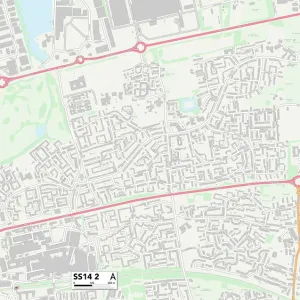 Basildon SS14 2 Map