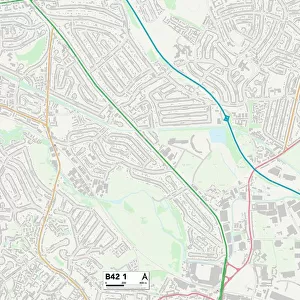 Birmingham B42 1 Map