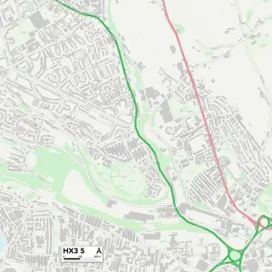 Calderdale HX3 5 Map