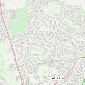 Cannock Chase WS11 5 Map