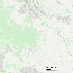 Postcode Sector Maps Collection: WS - Walsall