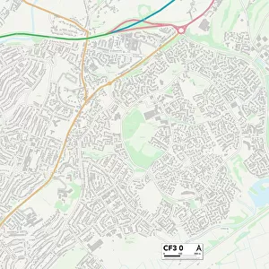 Cardiff CF3 0 Map