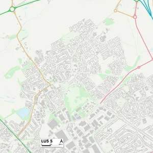 Central Bedfordshire LU5 5 Map