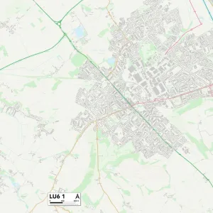 Central Bedfordshire LU6 1 Map