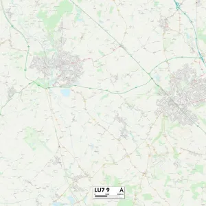 Central Bedfordshire LU7 9 Map